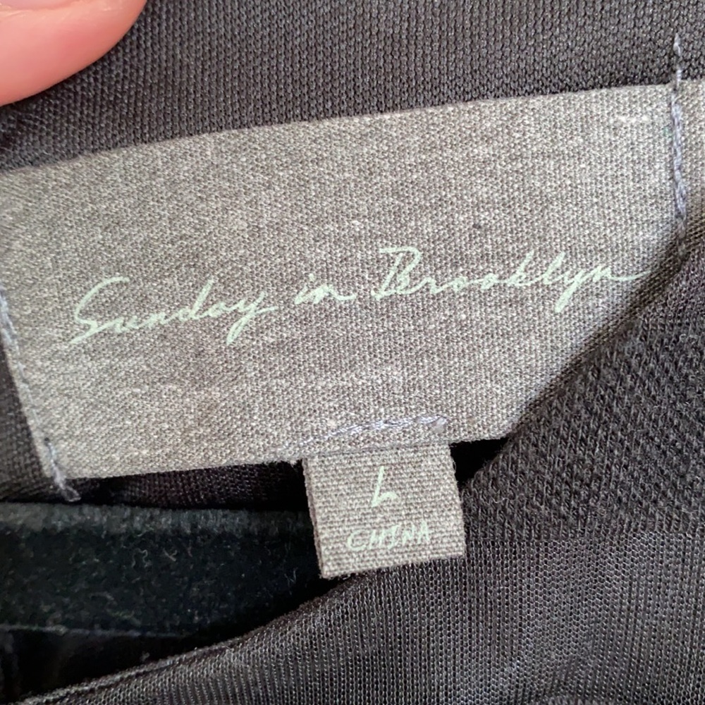 Anthro - Sunday in Brooklyn Striped Black … - Picture 7 of 8